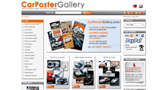 Desktop Screenshot of car-poster-gallery.com