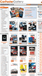 Mobile Screenshot of car-poster-gallery.com